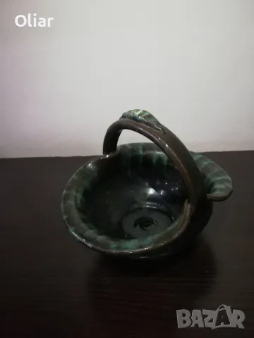 Изключително красива керамична купичка /кошничка , снимка 4 - Декорация за дома - 49214534