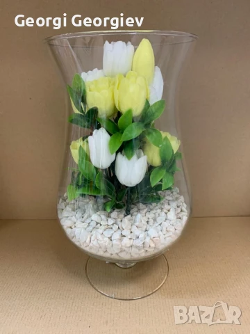 цветя изработени с глицеринов ароматен сапун 