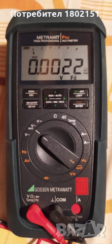 GOSSEN METRAWATT METRAHIT PRO, снимка 9 - Друга електроника - 52477194
