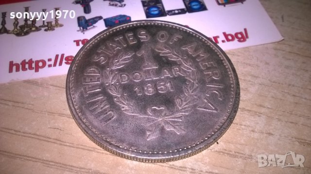 dollar-индианец-4,5см-за колекция-1851, снимка 6 - Колекции - 27497286