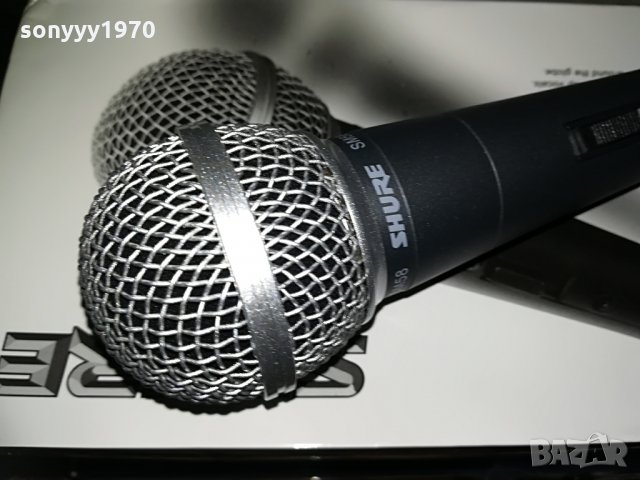 shure sm58-ВОКАЛЕН КОМПЛЕКТ-profi microphone, снимка 3 - Микрофони - 28694150