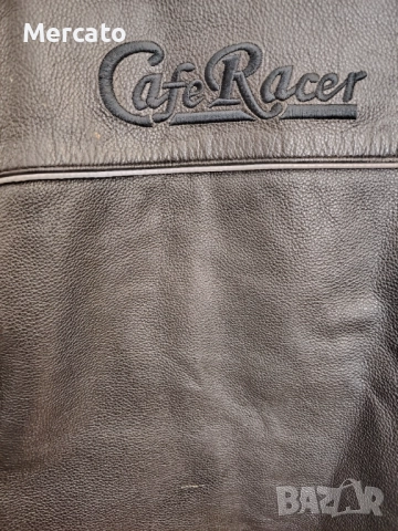 Кожено мото  яке стил "Cafe Racer" , снимка 12 - Аксесоари и консумативи - 52322705