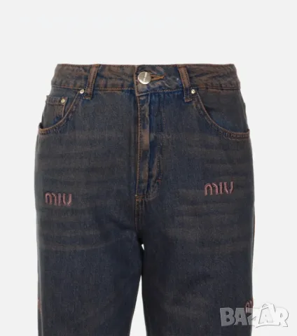 Уникален модел дамски дънки  MIU MIU, снимка 5 - Дънки - 49919801