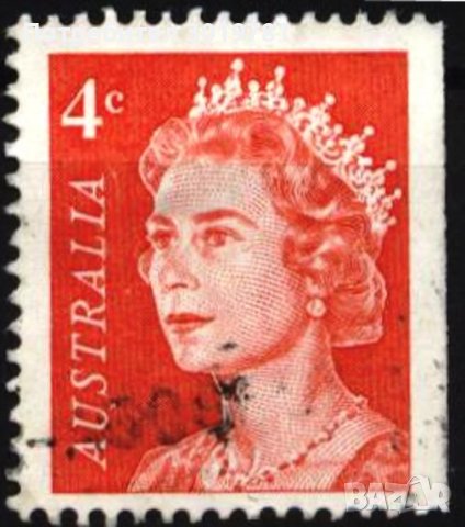 Клеймована марка  неперфорирана вдясно  Кралица Елизабет II 1966 от Австралия      