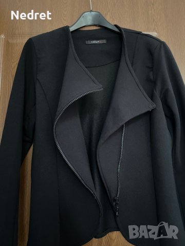 Черно дамско сако, снимка 2 - Сака - 38104508