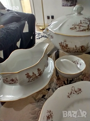 Порцеланов Сервиз за Хранене от 25 части - BOHEMIA порцелан, снимка 10 - Сервизи - 52305806