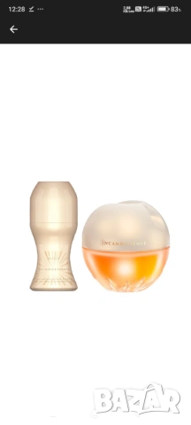 Комплект парфюм с рол-он Incandensse на AVON., снимка 2 - Дамски парфюми - 53209698