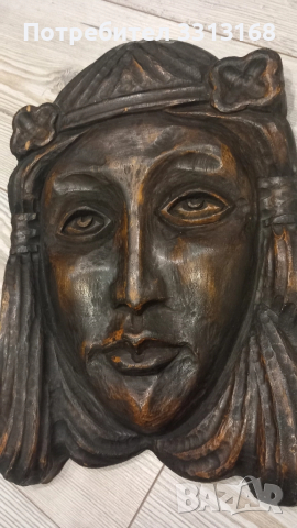 Дърворезба мома девица , снимка 4 - Декорация за дома - 52082897