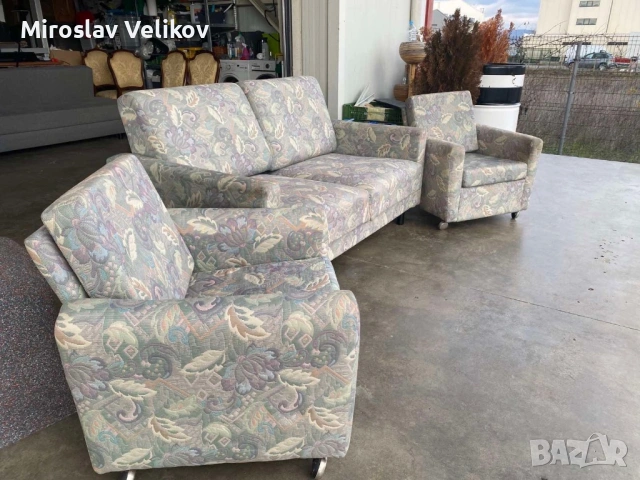 Холов сет с опция сън в много добро състояние, снимка 10 - Дивани и мека мебел - 53399477