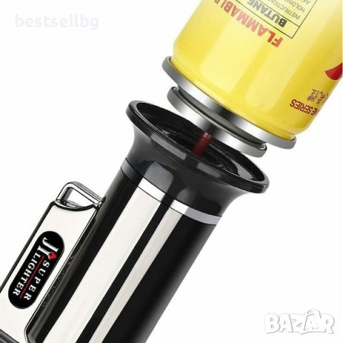 Мини газова горелка пиезо запалване кухненска запалка газ сладкарска, снимка 3 - Други инструменти - 36727317