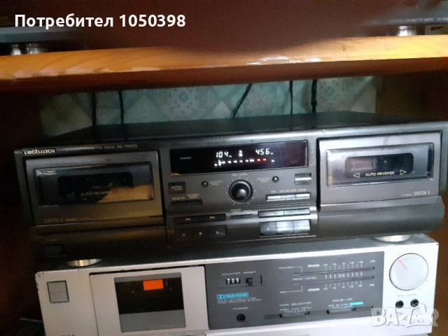 Идеален дек Technics SR-TR 373- Японски двукасетъчен автореверс, снимка 2 - Декове - 52688968
