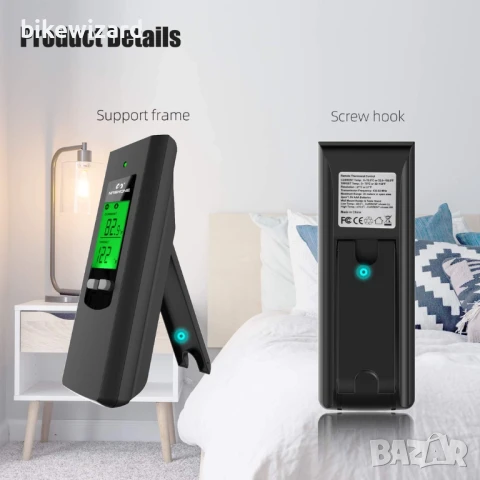 Безжичен термостат NASHONE с цифров контролер за температура с режими на отопление и охлаждане НОВ, снимка 2 - Друга електроника - 50744941