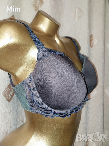 Triumph 80 D Кафяв сутиен с дантела , снимка 3 - Бельо - 44889544