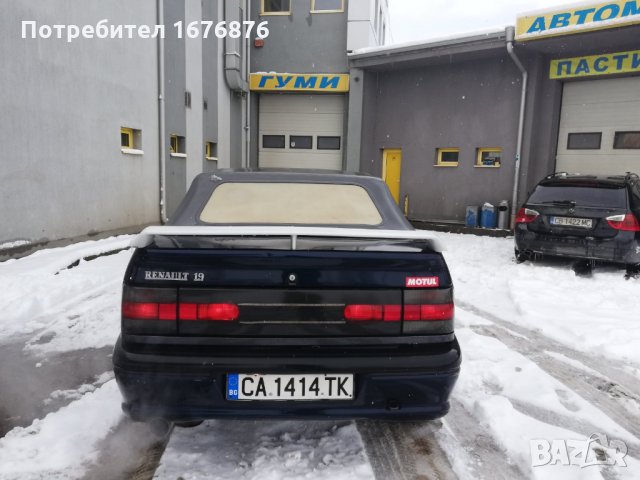 Рено 19 Кабриолет на части, снимка 2 - Автомобили и джипове - 28329280