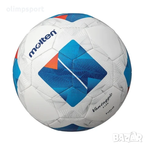 Топка футзал Molten F9N2100 – PU кожа, размер 4, тегло-400 – 440 гр. , снимка 2 - Футбол - 50557587