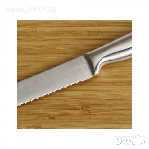 Висококачествен сет ножове със стойка и дъска, снимка 5 - Прибори за хранене, готвене и сервиране - 34822924