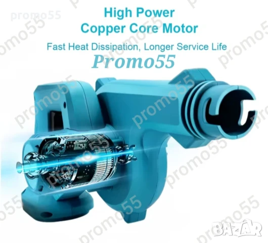 2в1 Безжична Духалка за Листа Прахосмукачка за Прах с Две Батерии 21V, снимка 8 - Градинска техника - 50754468