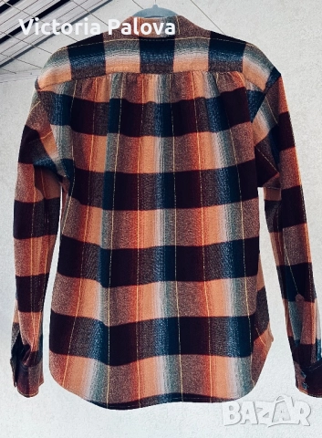 CLOSED quiet luxury карирана фланелена риза, снимка 8 - Ризи - 52435948