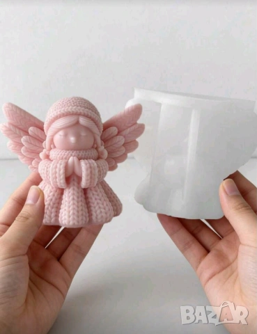 Молд плетен ангел , снимка 2 - Форми - 53412472