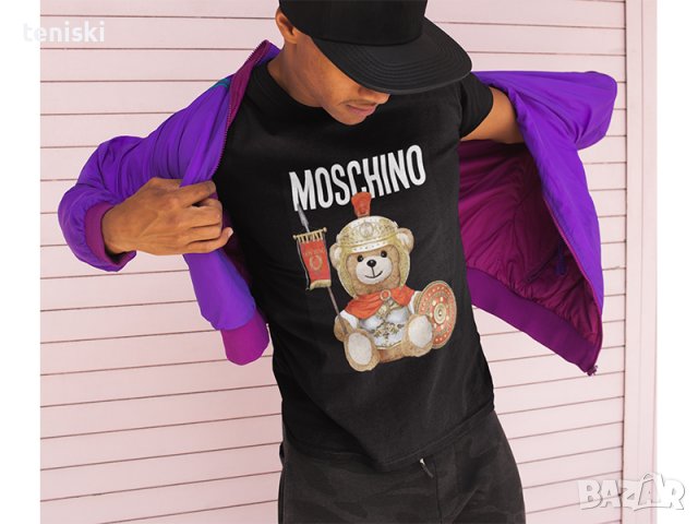  Мъжка тениска MOSCHINO 5 модела всички размери , снимка 5 - Тениски - 28402771