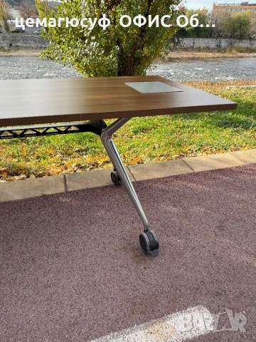 Страхотна конферентна маса сгъваема подвижна ролбар на колелца;, снимка 7 - Маси - 53067494
