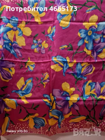 Сатенени и Копринени Шалове , снимка 16 - Шалове - 53025280