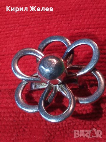 ПРЕКРАСЕН СРЕБЪРЕН ВИНТИДЖ АРТ ПРЪСТЕН ЦВЕТЕ СРЕБРО 925 РЕГУЛИРУЕМ МОДЕЛ АЖУРНА РЪЧНАизработка 40614, снимка 17 - Пръстени - 42614146