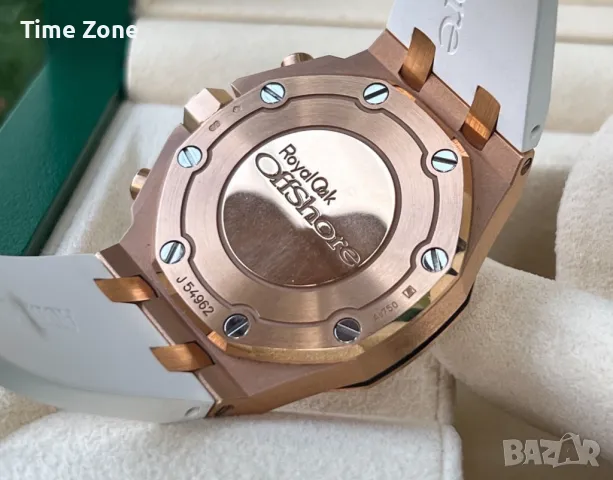 Audemars Piguet Royal Oak Offshore Chronograph 37mm Rose Gold White Diamond Дамски Различни Варианти, снимка 9 - Дамски - 48182801