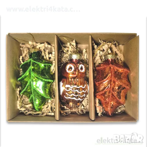 Стъклени коледни играчки - голям избор, снимка 6 - Декорация за дома - 47927373