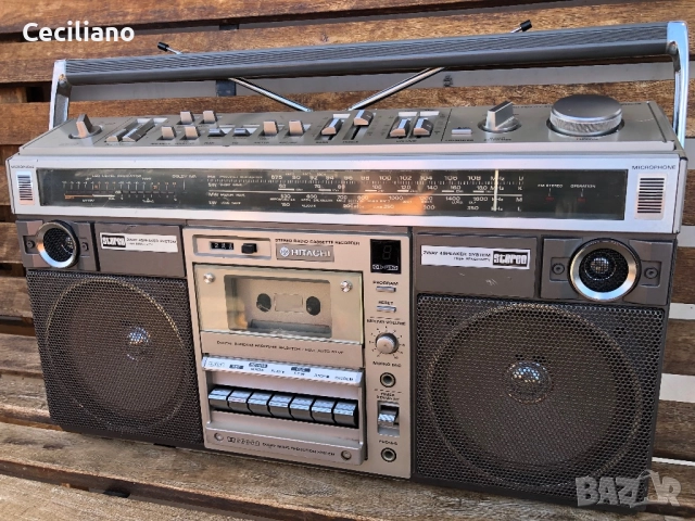 Радиокасетофон Hitachi TRK-8190 – Топ!, снимка 14 - Радиокасетофони, транзистори - 52774196