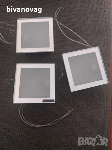 Лунички за окачен таван 3 броя, снимка 3 - Лампи за баня - 49505500