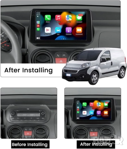Мултимедия Android за Citroen Stepwgn, Nemo, Peugeot Bipper, Fiat Fiorino Qubo, навигация, плеър, снимка 6 - Аксесоари и консумативи - 51923345