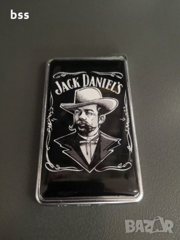 Метална запалка с логото на Jack Daniels, снимка 1 - Запалки - 33174623