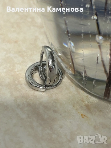 Сребърни обеци(925)  ,нови .Английско закопчаване , снимка 17 - Обеци - 52350380