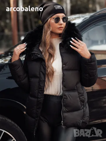 NORDKOLL Дамско зимно яке с качулка, 3цвята , снимка 8 - Якета - 48264585