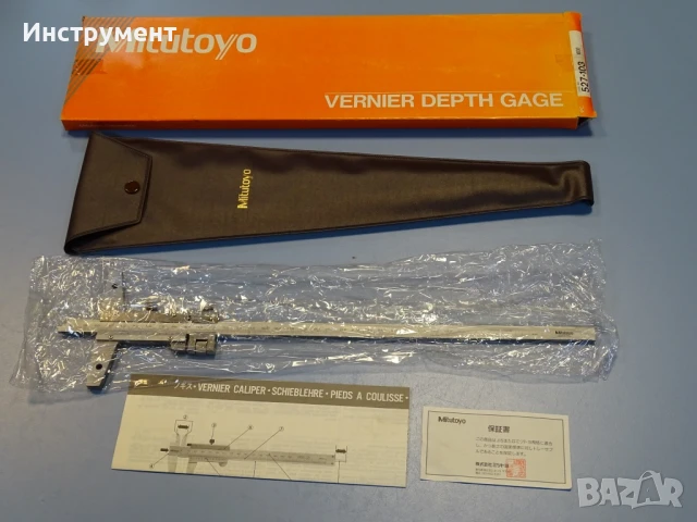 Шублер дълбокомер Mitutoyo 527-103 VD30 0-300mm Vernier Depth Gage