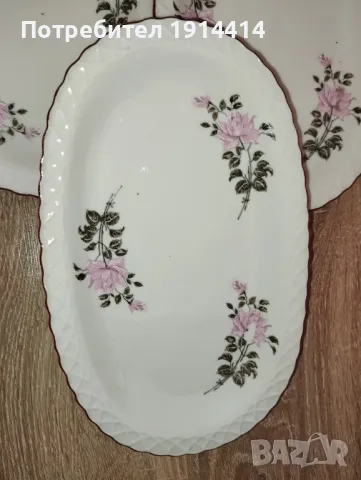 Едновремешни порцеланови чинии, снимка 2 - Чинии - 49754422