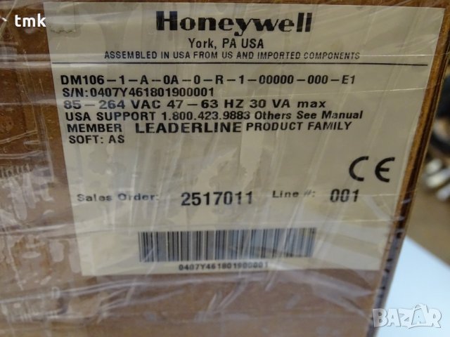 Регистратор Honeywell DM 106-1-A-0A , снимка 12 - Резервни части за машини - 32238190
