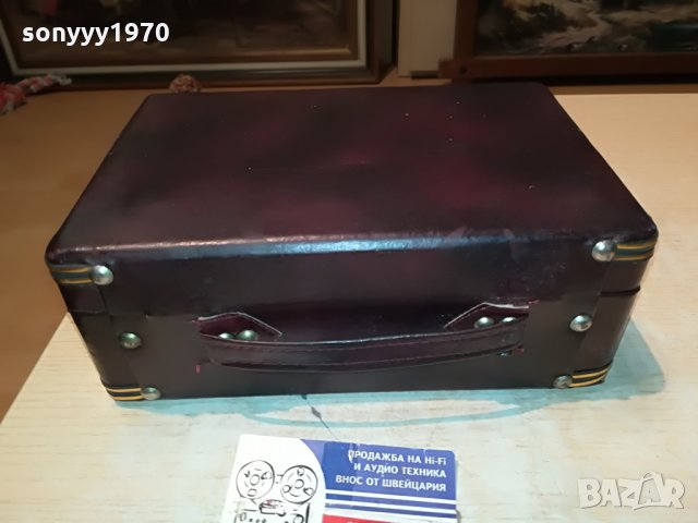 кожено куфарче с златен обков-внос швеция 1907210922, снимка 12 - Колекции - 33560555
