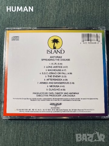 Anthrax,Megadeth , снимка 5 - CD дискове - 43298893