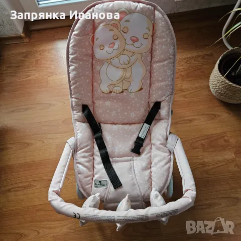 Бебешки шезлонг за момиче, снимка 2 - Детски шезлонги - 48784557