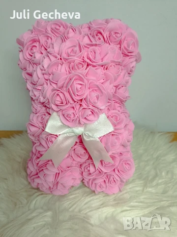 Ръчно изработени мечета от рози!, снимка 6 - Декорация за дома - 50606054