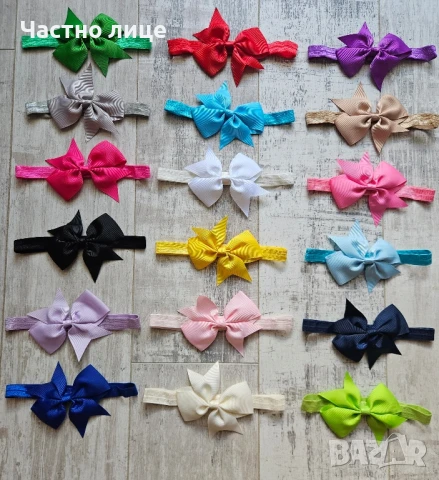 Бебешки ленти за коса , снимка 2 - Други - 22126338