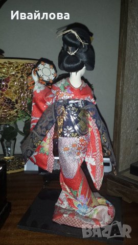 Японска колекционерска кукла Гейша, снимка 4 - Други - 26671494