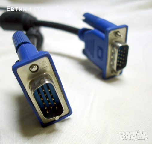 Кабел за монитор VGA - VGA, черен, 1,80 m., снимка 2 - Кабели и адаптери - 52595414