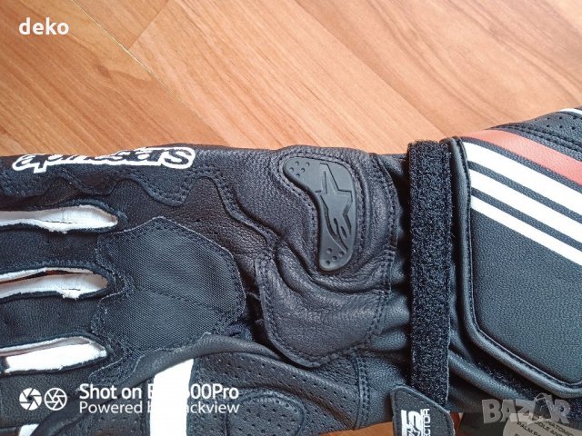 Alpinestars GP plus R2 дълги кожени ръкавици, снимка 6 - Аксесоари и консумативи - 33457518