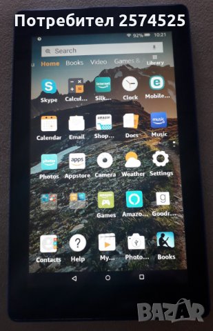 Американски таблет Amazon Fire 7 с Алекса , снимка 3 - Таблети - 28544541