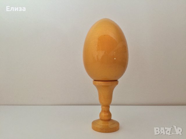 Великденско яйце, дървено №1 - златисто, снимка 6 - Декорация за дома - 38194686