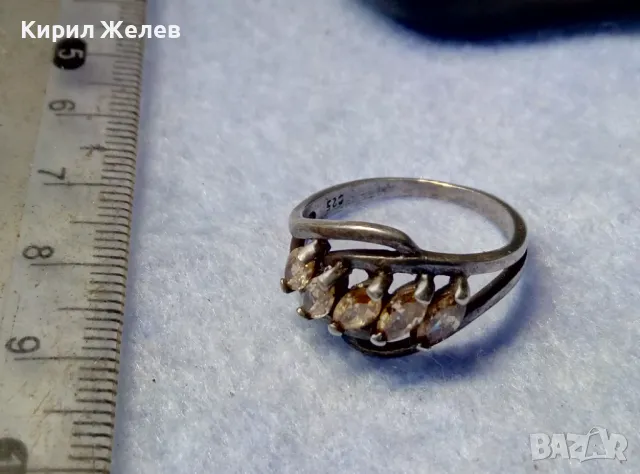 РАЗКОШЕН СКЪПОЦЕНЕН СРЕБЪРЕН ПРЪСТЕН СРЕБРО 925 с КРАСИВИ ЮВЕЛИРНО ФАСЕТИРАНИ КАМЪНИ ЦИТРИН 47531, снимка 9 - Пръстени - 50192737