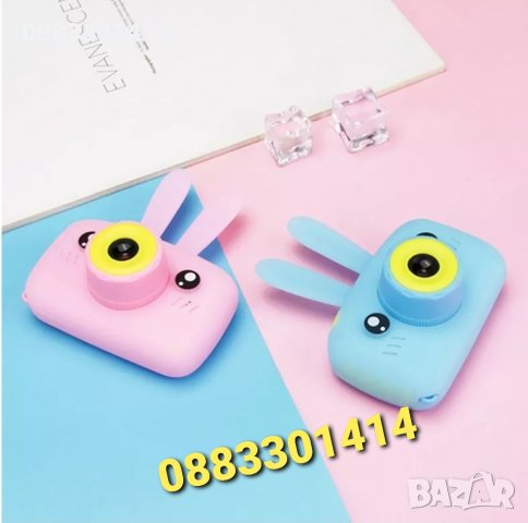 Дигитален Детски фотоапарат Зайче HD, Снимки и видео, снимка 2 - Други - 38298142